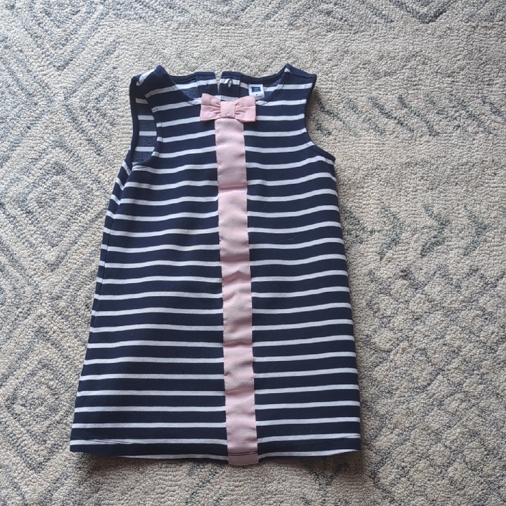 Janie and Jack Nautical Blue and White Striped dress